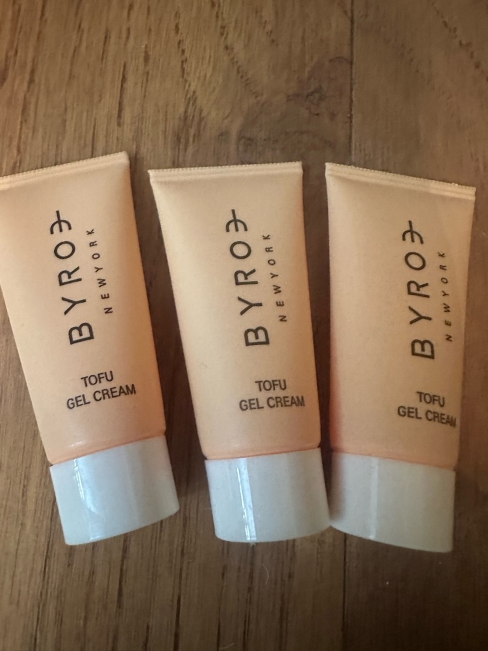 Byroe New‎ York Tofu Gel Cream 0.23 Fl Oz Lot Of 3 NEW/sealed